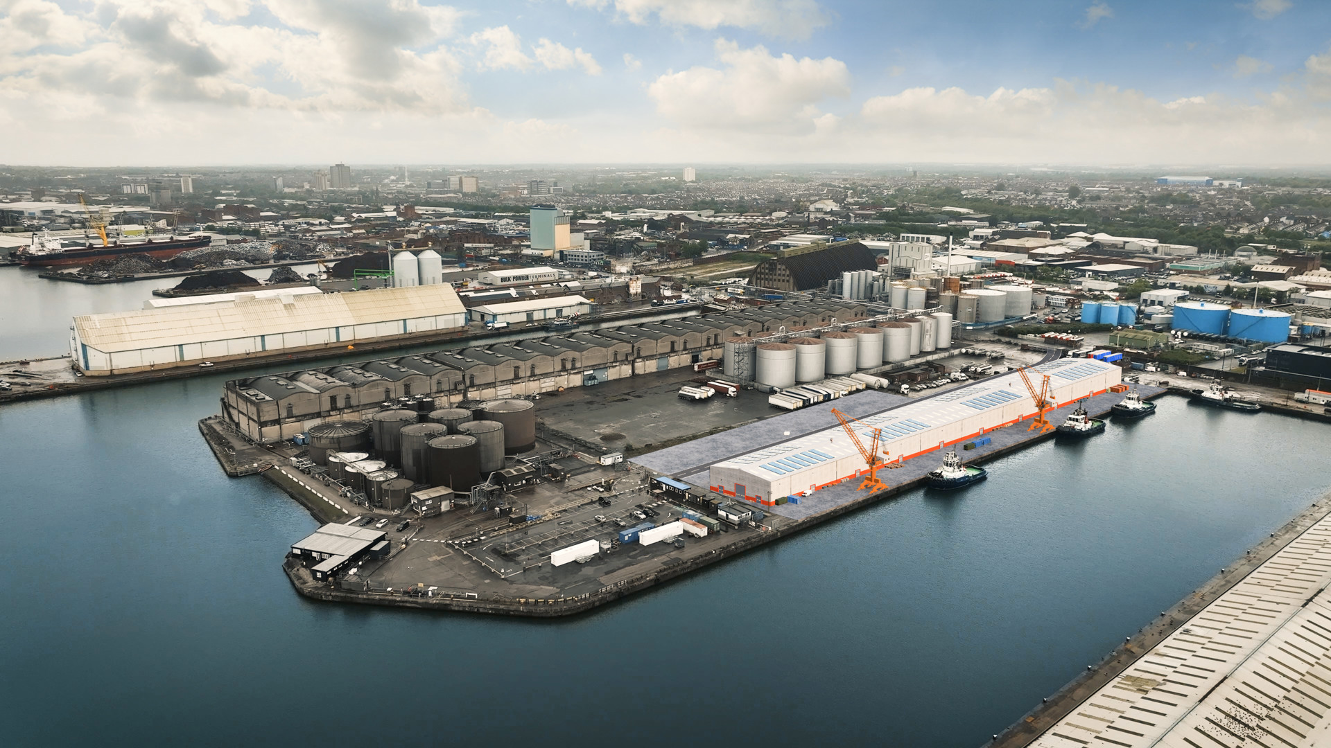 Background image - Peel Ports Liverpool Warehouse
