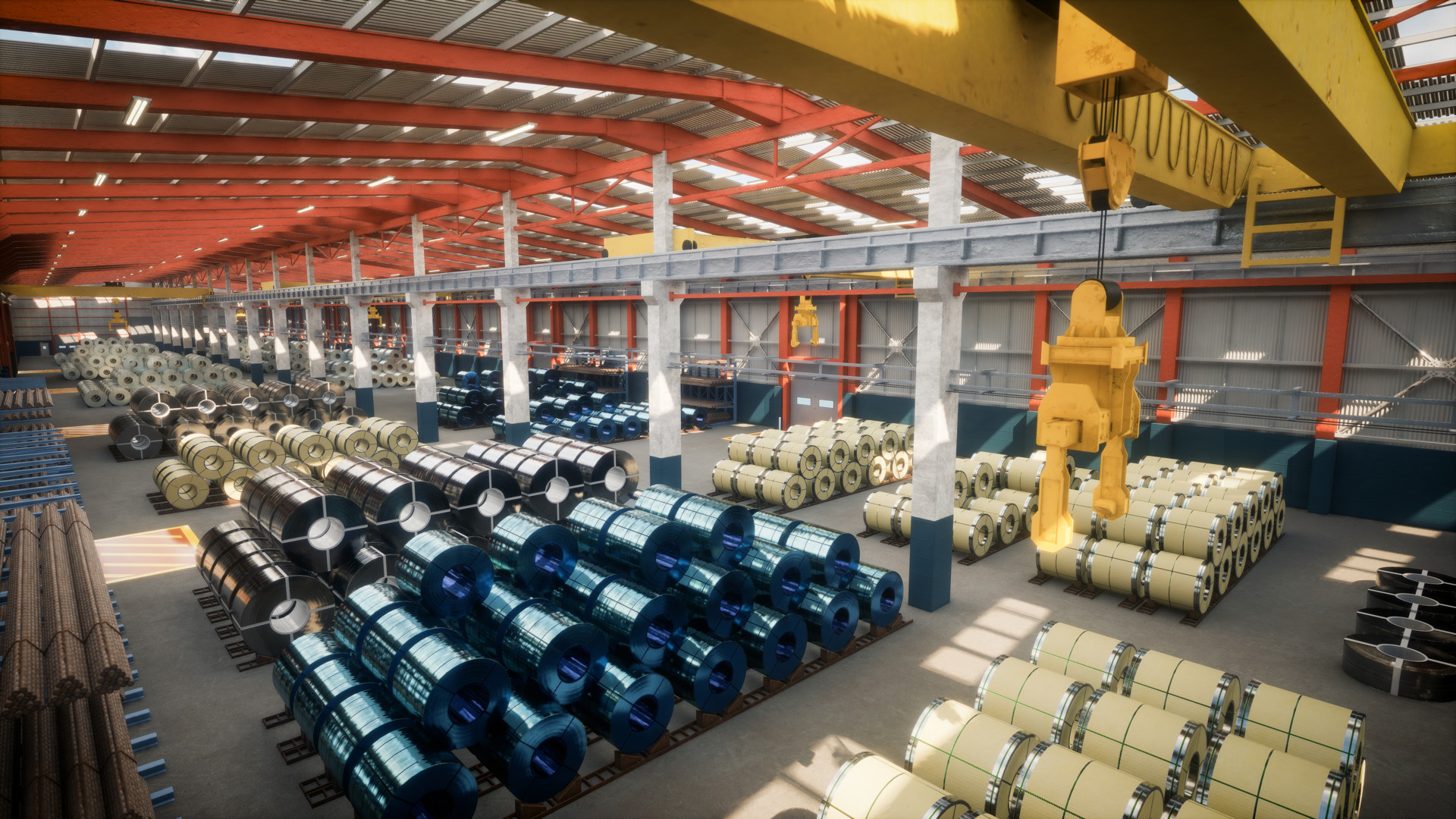 Background image - Metal Warehouse 1