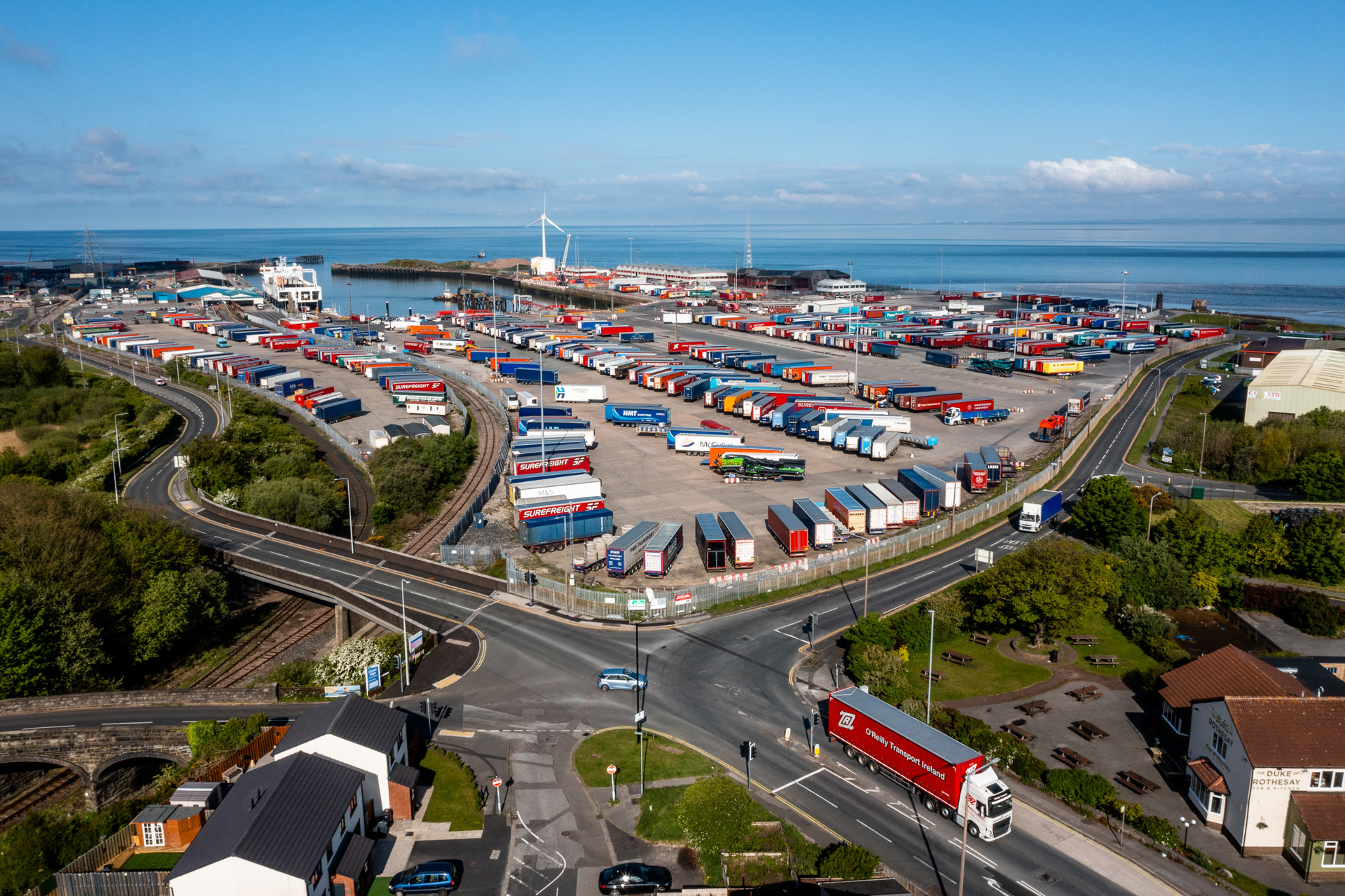 Background image - Heysham drone